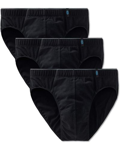 Schiesser Slip 3er Pack - Supermini, Cotton Stretch, Uni, Serie 95/5 (schwarz (000), XL (X-Large, 3-Pack))