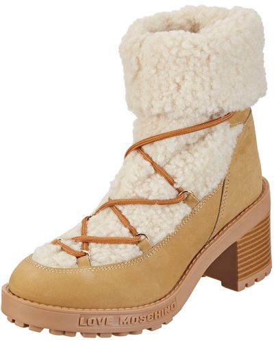 Love Moschino Ja21207g0fip120a35 Ankle Boot - Natural