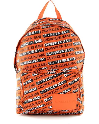 Calvin Klein Campus Backpack 45 darin Orange