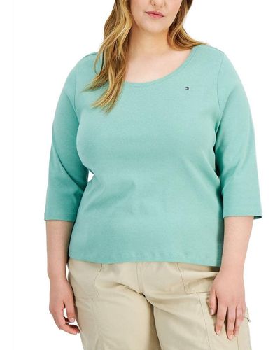 Tommy Hilfiger Long Sleeve Collared Shirt - Green