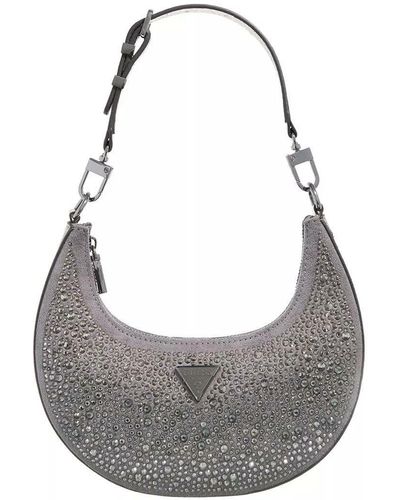 Guess Lua Hobo S Pewter - Grijs