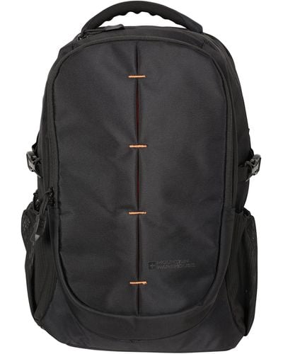 Mountain Warehouse Vic Laptop Bag - 30l Backpack, Durable Daypack, Laptop Compartment Rucksack Black