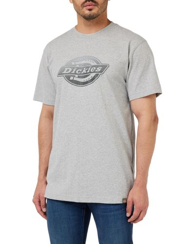 Dickies M Ss Logo Graphic Tee 2 Arbeits-T-Shirt - Grau