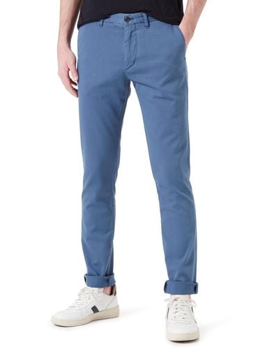 Tommy Hilfiger Chino Bleecker Structure Gmd Mw0mw33910 Woven Trousers - Blue