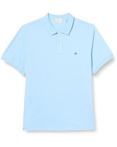 GANT Piqué-Poloshirt - Blau