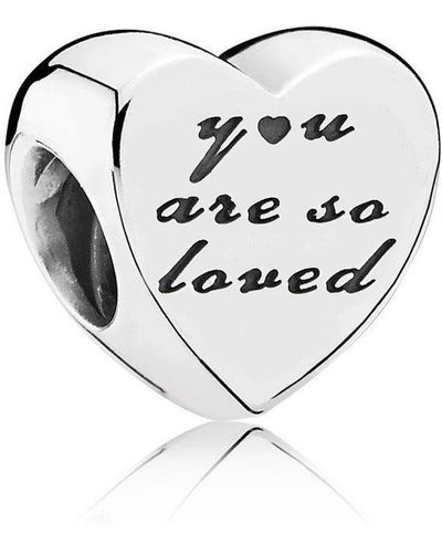 PANDORA Bead You Are So Loved 925 Silber - Mettallic