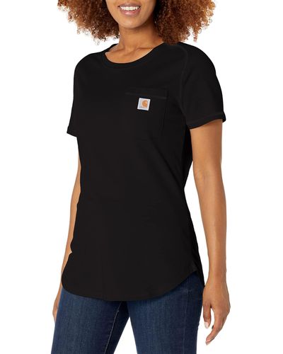 Carhartt Force Relaxed Fit Midweight Pocket T-shirt - Black