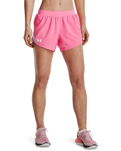 Under Armour S Fly By Shorts 2.0 Pink1 M