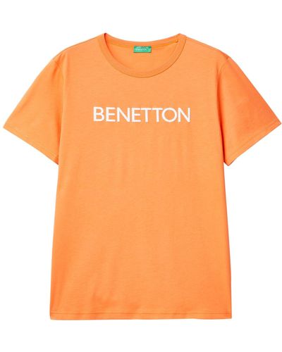 Benetton T-shirt 3i1xu100a - Orange