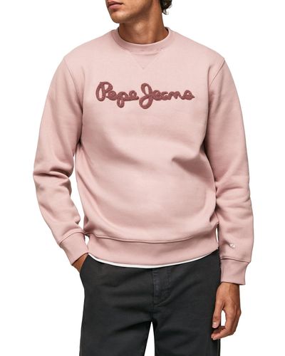 Pepe Jeans Ryan Crew Sweatshirt - Rosa