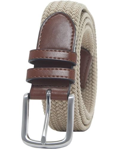 Amazon Essentials Classic Belt For Suits - Brown