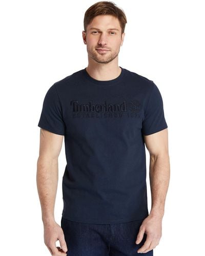 Timberland Est 1973 Tee T-Shirt - Bleu