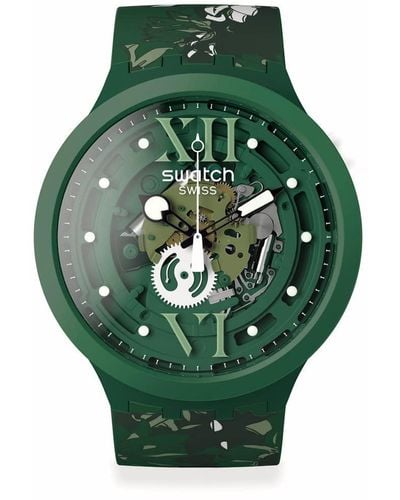 Swatch Analog-Digital Automatic Uhr mit Armband S7248141 - Grün