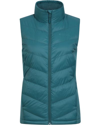 Mountain Warehouse Lightweight Water-resistant Isotherm Sleeveless Jacket With Pockets - Green