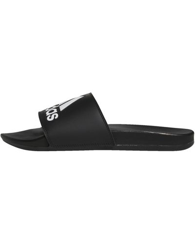 adidas Adilette Comfort Slides Logo Flip-flop - Black