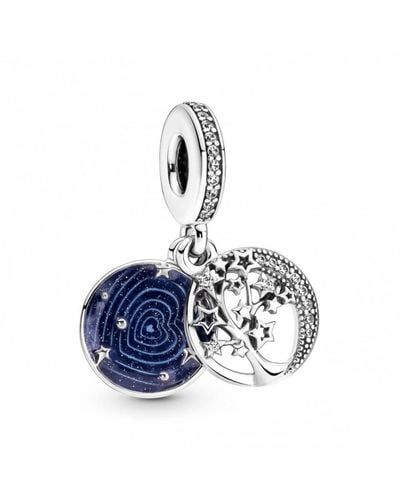 PANDORA Charm Pendente "To the Moon and Back" - Blu