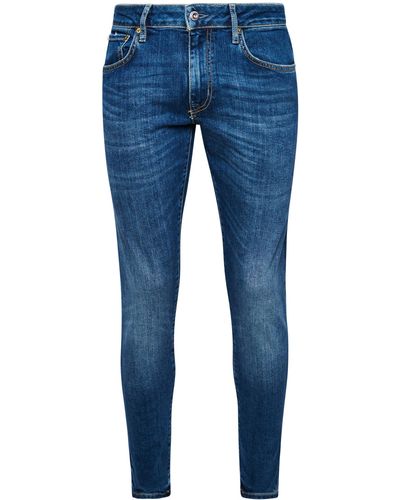Superdry Schmale Jeans aus Bio-Baumwolle Mercer Mittelblau 30/30