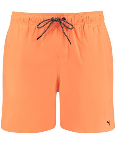 PUMA S Medium Length Swim Shorts Boardshorts - Orange