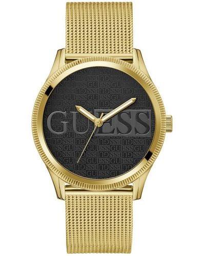 Guess Uhr Armbanduhr Reputation GW0710G2 Edelstahl Gold - Mettallic
