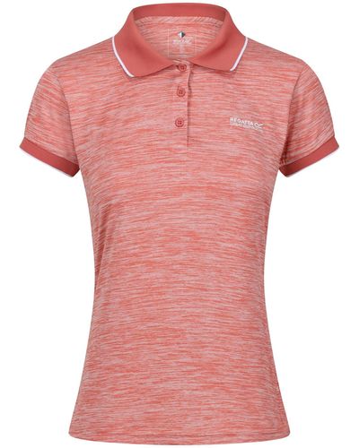 Regatta S Remex Ii Quick Dry Wicking Active Polo Shirt 12 - Pink