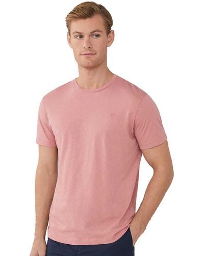 Hackett Hackett Gmt Dye Short Sleeve T-shirt 3xl - Pink