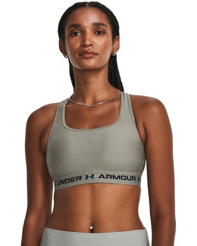 Under Armour Armour® Mid Crossback Sports Bra - Brown