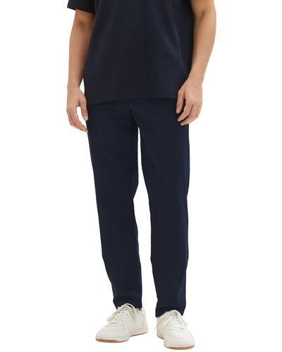 Tom Tailor 1035047 Relaxed Chino Hose - Blau