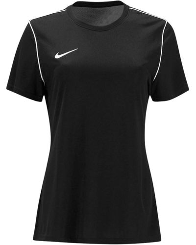 Nike Bv6897-010 T-shirt Dri-fit Park 20 T-shirt Black/white Size M