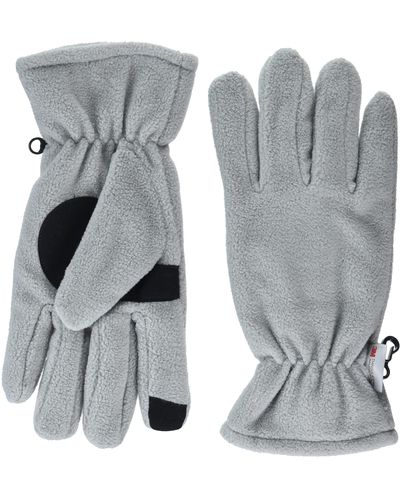 Amazon Essentials Fleece E-Tip Gloves Guanti per Il Freddo - Grigio