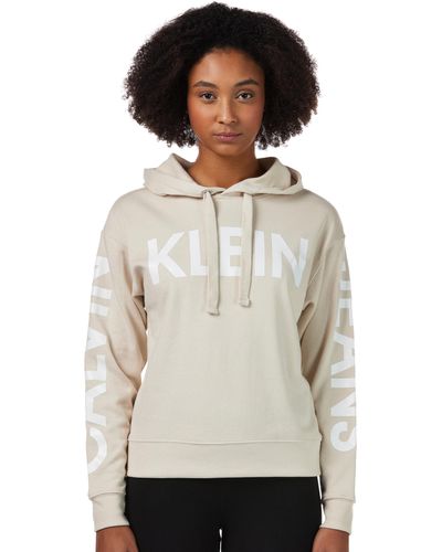 calvin klein grey hoodie womens