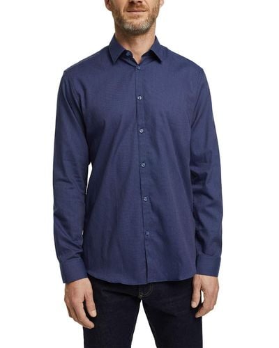 Esprit Collection 120eo2f308 Shirt - Blue