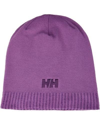 Helly Hansen 's Brand Beanie Hat - Purple