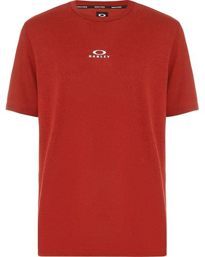 Oakley Bark New Ss Shirt - Rood