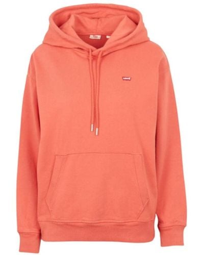 Levi's Standard Sweatshirt Hoodie Kapuzenpullover,Burnt Sienna,XXS - Pink
