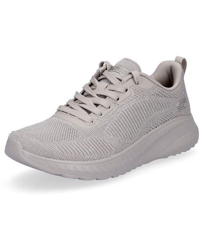 Skechers Sport BOBS Squad Chaos Sparkle Divine Sneakers Taupe 117219 - Grau