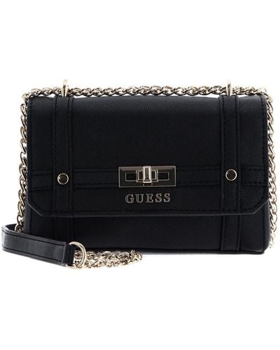 Guess Emilee Mini Convertible Crossbody Flap Black