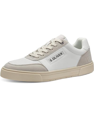 S.oliver Sneaker flach zum Schnüren Freizeit - Weiß