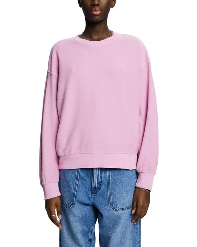 Esprit 033ee1j303 Sweatshirt - Pink