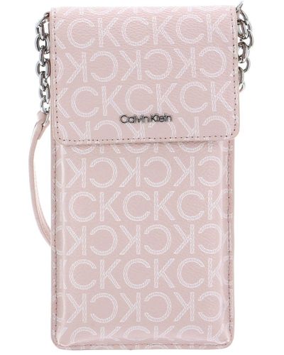 Calvin Klein XBody Phone Pouch Spring Rose Mono - Pink