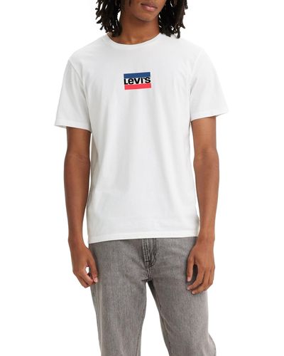 Levi's ® Graphic Set-in Neck 2 T-Shirt Photo White - Bianco