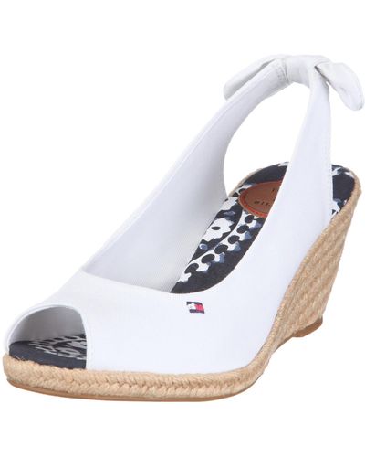 Tommy Hilfiger Mary 5 A FW8SA01744 Sandales Tendance pour - Blanc
