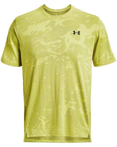 Under Armour S Jacquard T-shirt Yellow Xl - Green