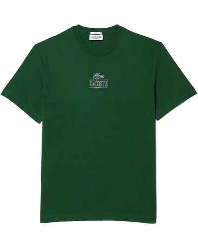 Lacoste Th1147 t-Shirt ica Lunga Sport - Verde