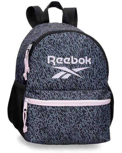 Reebok Leopard Backpack Stroller Black 24x32x13cm Polyester 9.98l By Joumma Bags - Blue