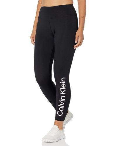 Calvin Klein Performance High Waist 7/8 Leggings - Schwarz