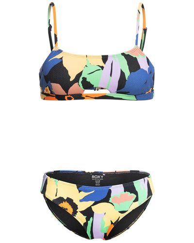 Roxy Bralette Two Piece Bikini Set for - Bralette Bikini-Set - Frauen - M - Mehrfarbig