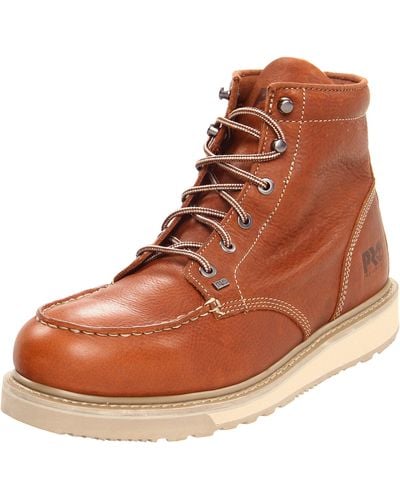 Timberland Pro 89647 Wedge Boot Brown/brown Boots Size-8 M Uk