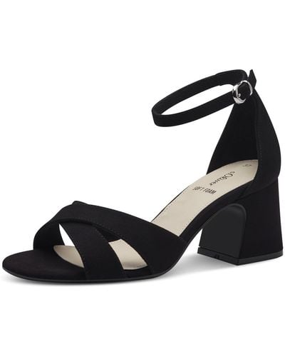 S.oliver Sandalen mit Absatz mit verstellbarem Riemchen Elegant - Schwarz
