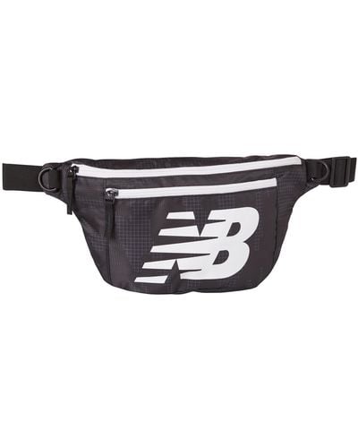 New Balance , , Opp Core Waist Bag, For Athletic And Everyday Wear One Size, Thunder - Black