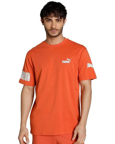 PUMA Power T-Shirt XLChili Powder Orange